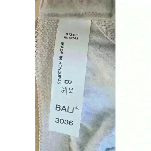 Bali DF3036 Wire free Bra Classic Support 34B Gray Smoothing Lightweight  Rtl 44 - Picture 8 of 8